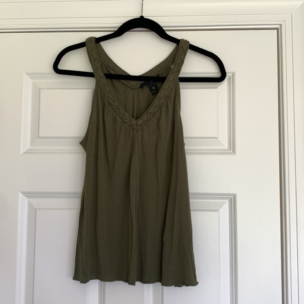 H&M braided v-neck tank top